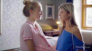 Gina Gerson занимается нежным лесбийским сексом с красоткой Nancy A